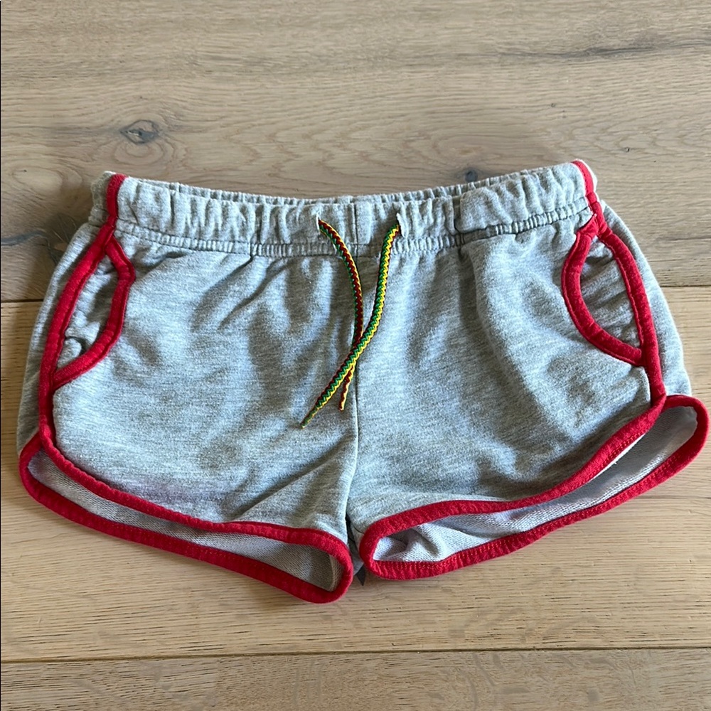 Gray and Red “Ziggy Marley” and Appaman Girls Shorts Size 6